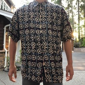 Vintage short sleeve pierre cardin 100% rayon